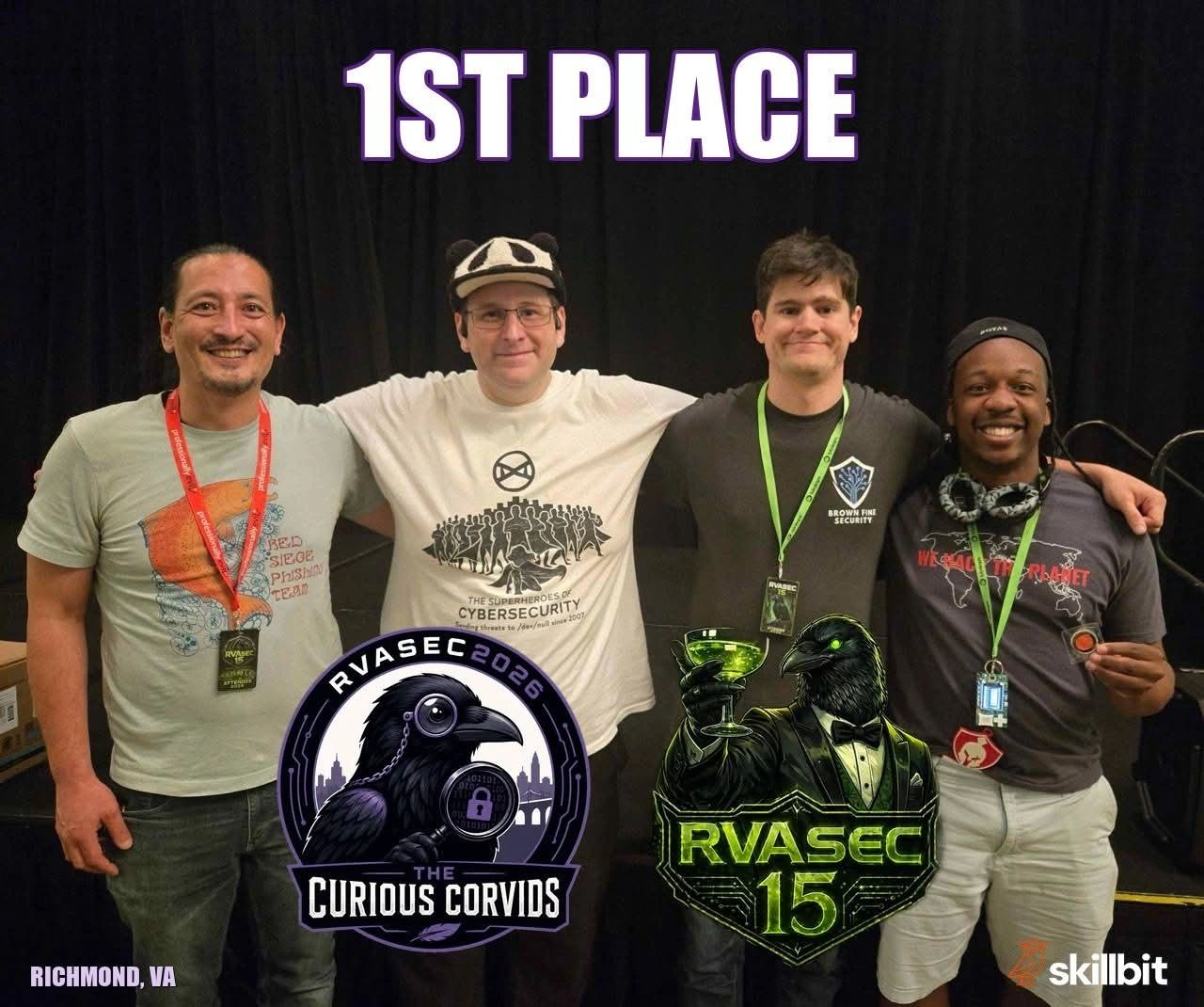 Action Guard's 1st place RVAsec CTF team